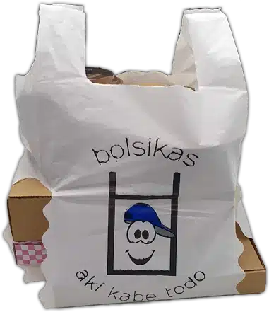 Bolsa camiseta porta cajas 50x60 cm