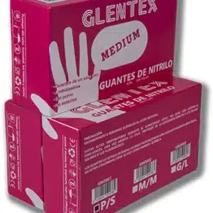 Guante nitrilo azul talla l grande