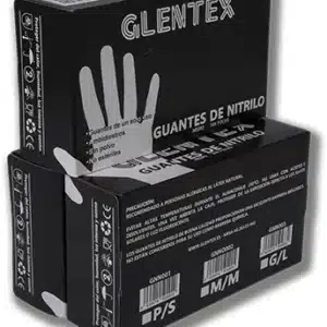 Guante nitrilo negro talla l grande alta resistencia
